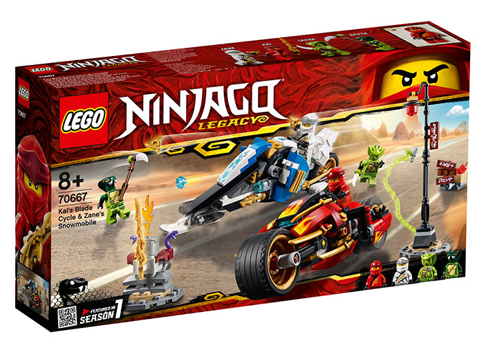 LEGO - Vehiculele lui Kai si Zane - Motociclete Blade si snowmobilul (7