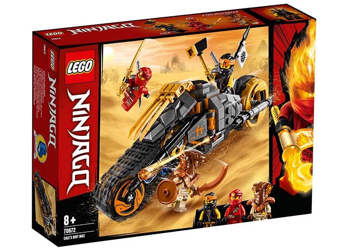 LEGO - Motocicleta de teren a lui Cole (70672)