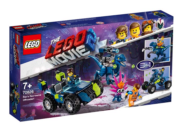 LEGO - Masina de teren extrema a lui Rex! (70826)
