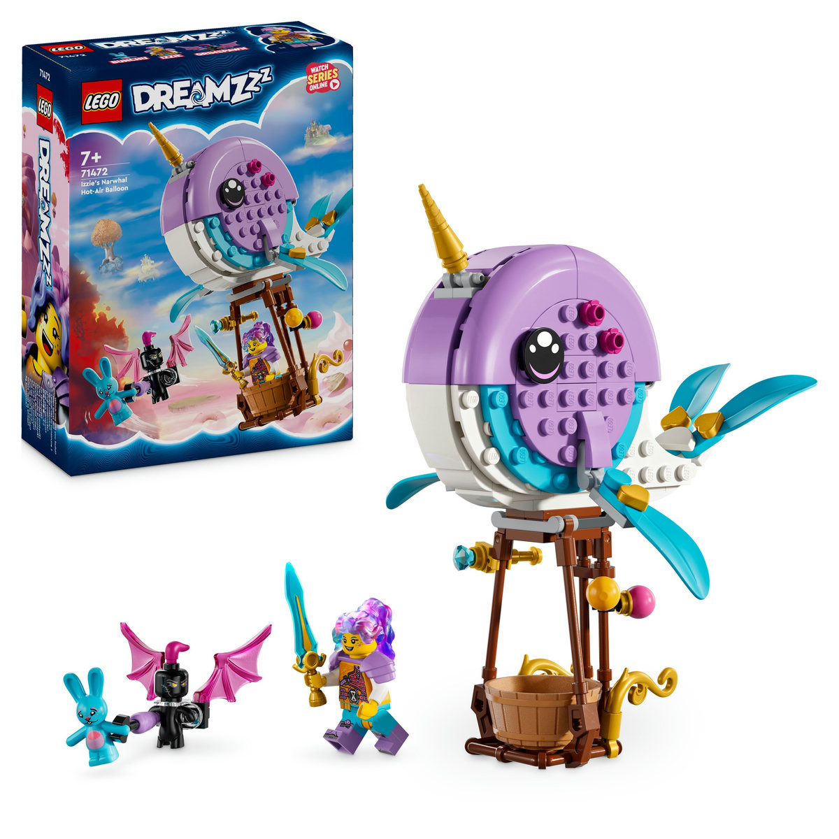 Lego DreamZzz - Balonul cu aer cald in forma de narval
