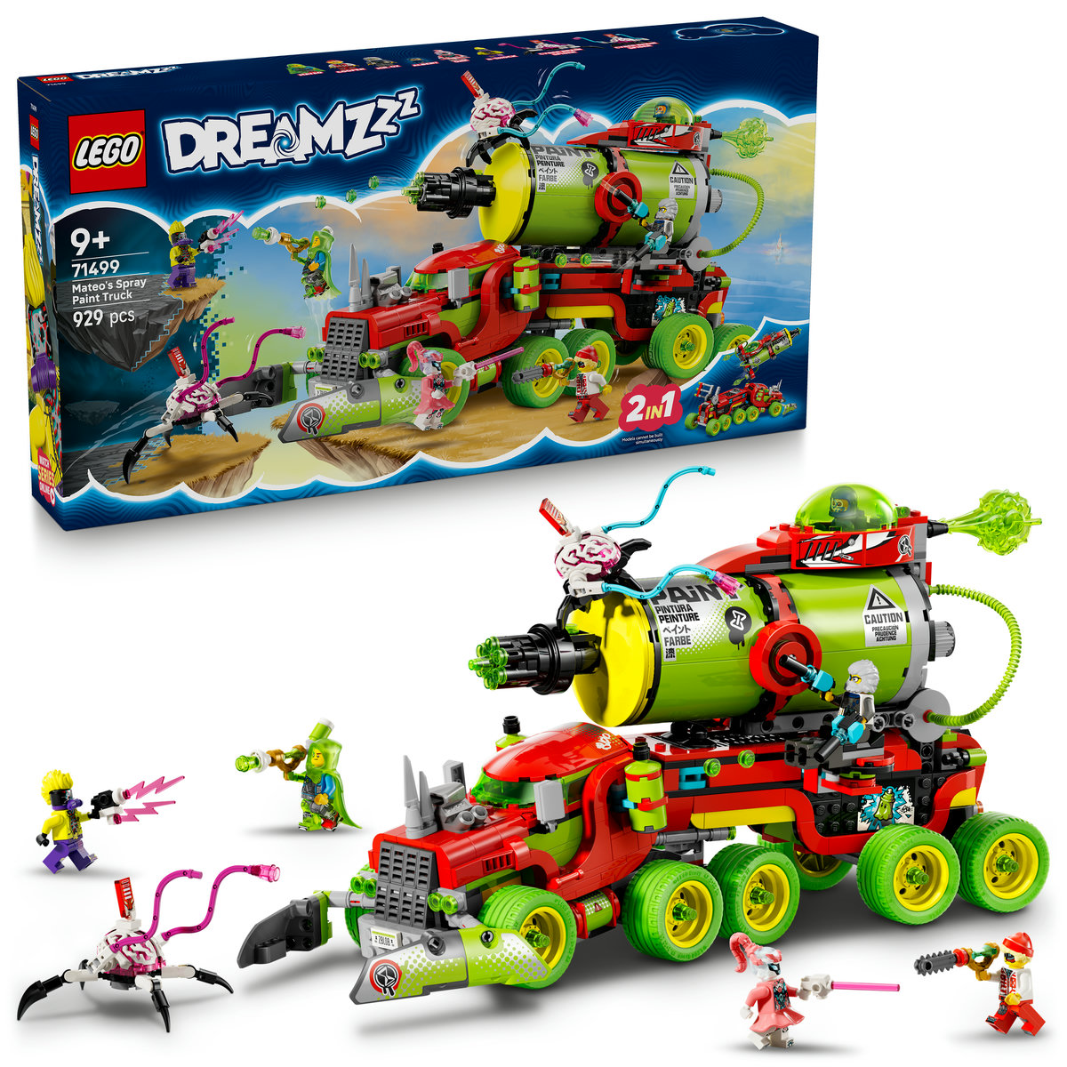 Lego DreamZzz - Camionul de vopsea spray al lui Mateo
