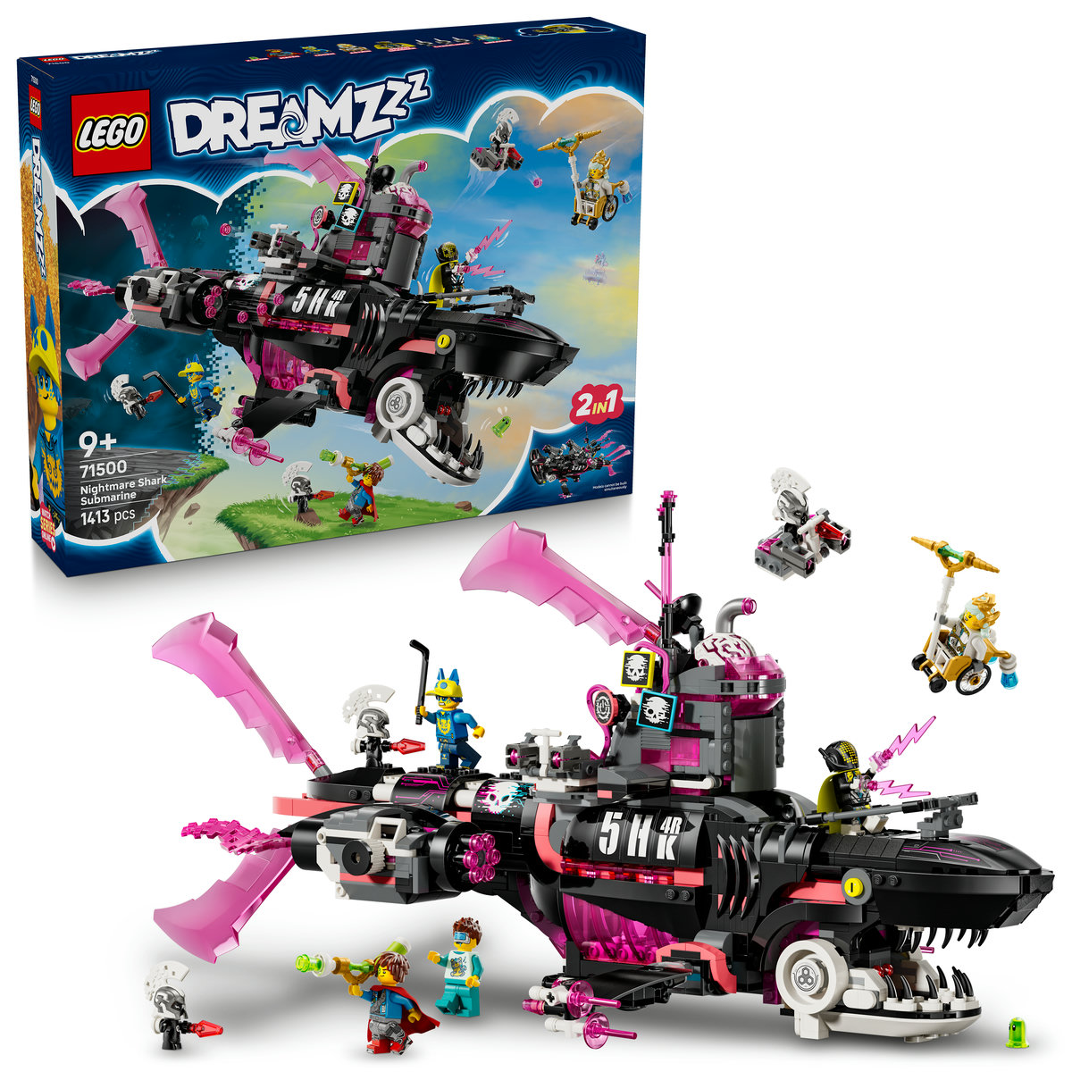 Lego DreamZzz - Submarin-rechin de coşmar