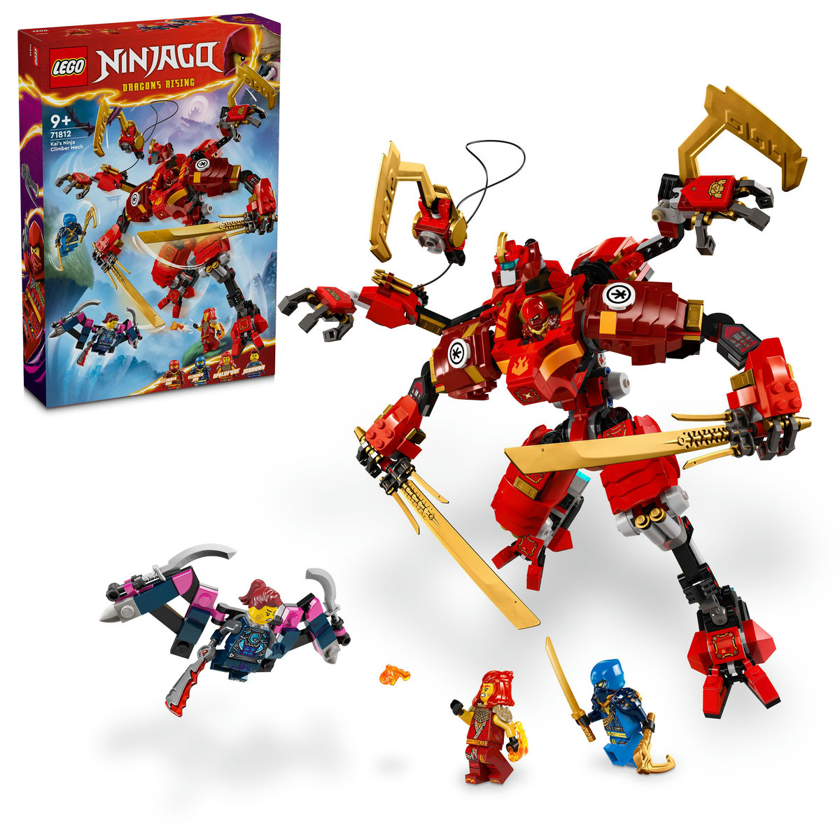 LEGO - Robotul Ninja catarator al lui Kai - Ambalaj deteriorat