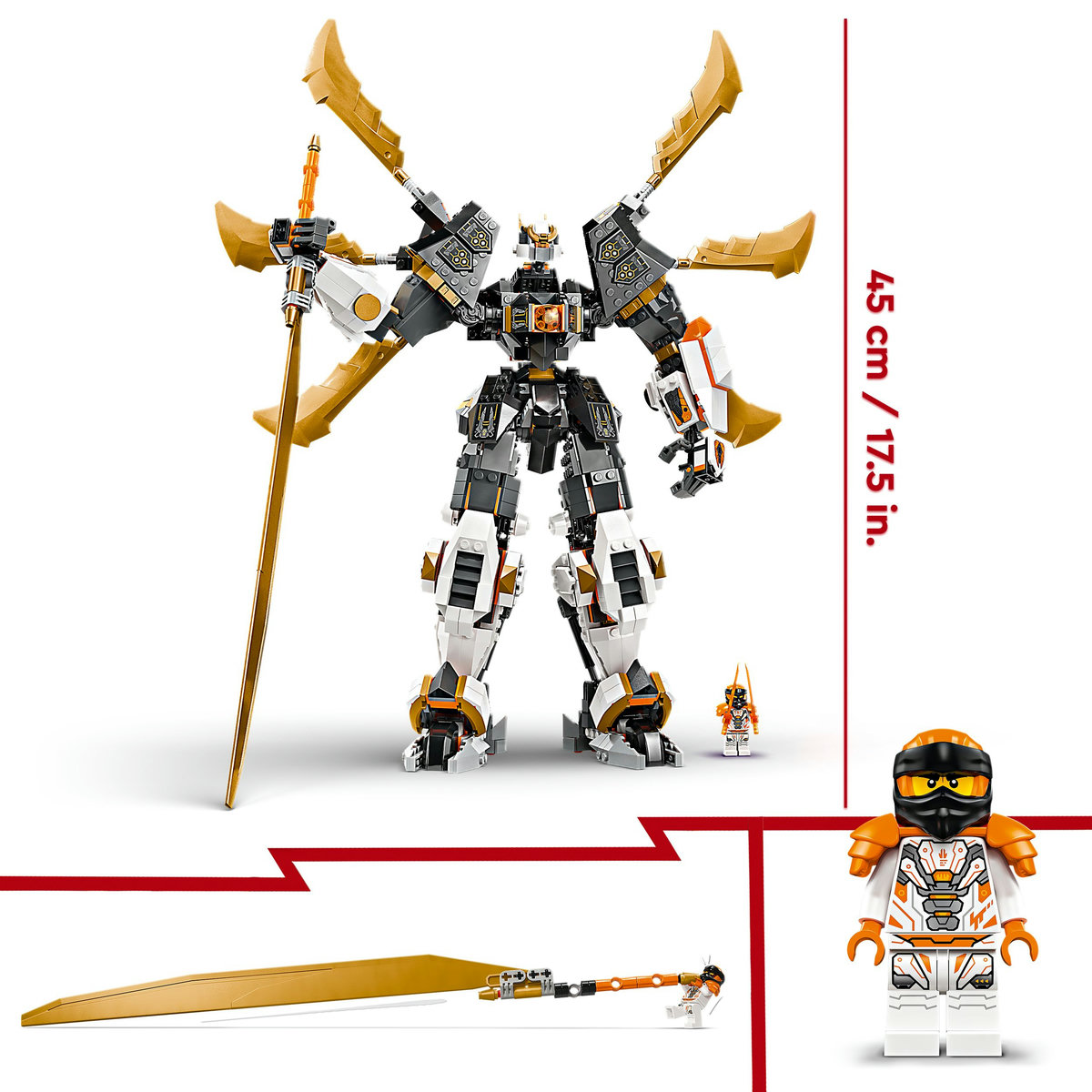 Robotul-dragon de titan al lui Cole - Ambalaj deteriorat [8]