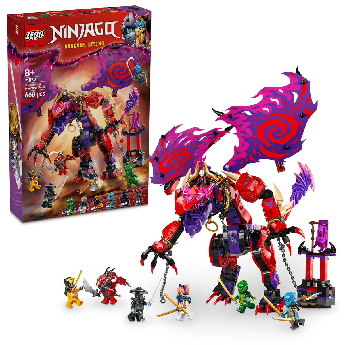 LEGO - Dragonul haosului Thunderfang - Ambalaj deteriorat