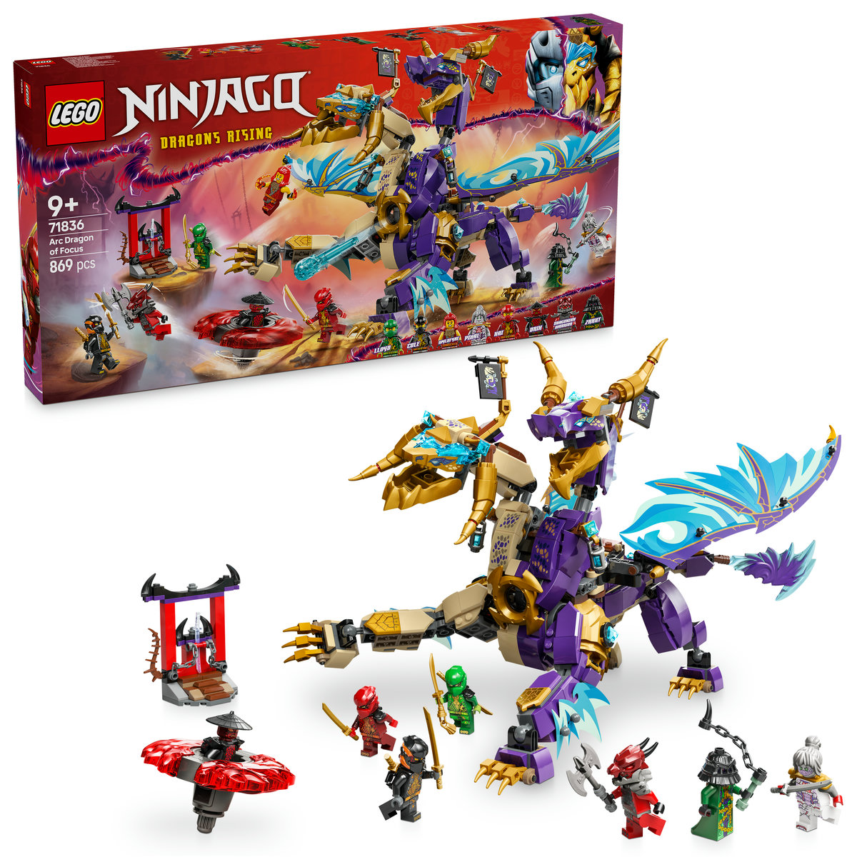 LEGO - Dragonul concentrarii Arc - Ambalaj deteriorat