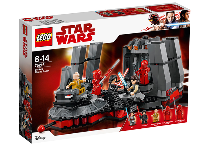 LEGO - Sala tronului lui Snoke (75216)