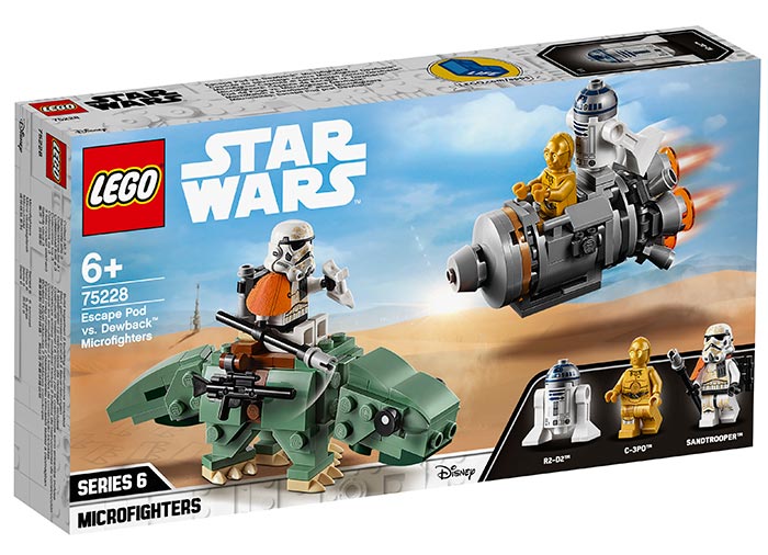 LEGO - Capsula de salvare contra Dewback Microfighter (75228)