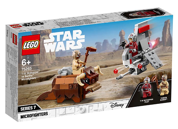 LEGO - Microfighter T-16 Skyhopper vs. Bantha (75265)