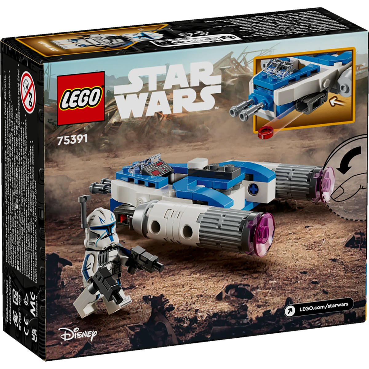 Micronava de lupta Y-Wing™ a Capitanului Rex - Ambalaj deteriora [2]