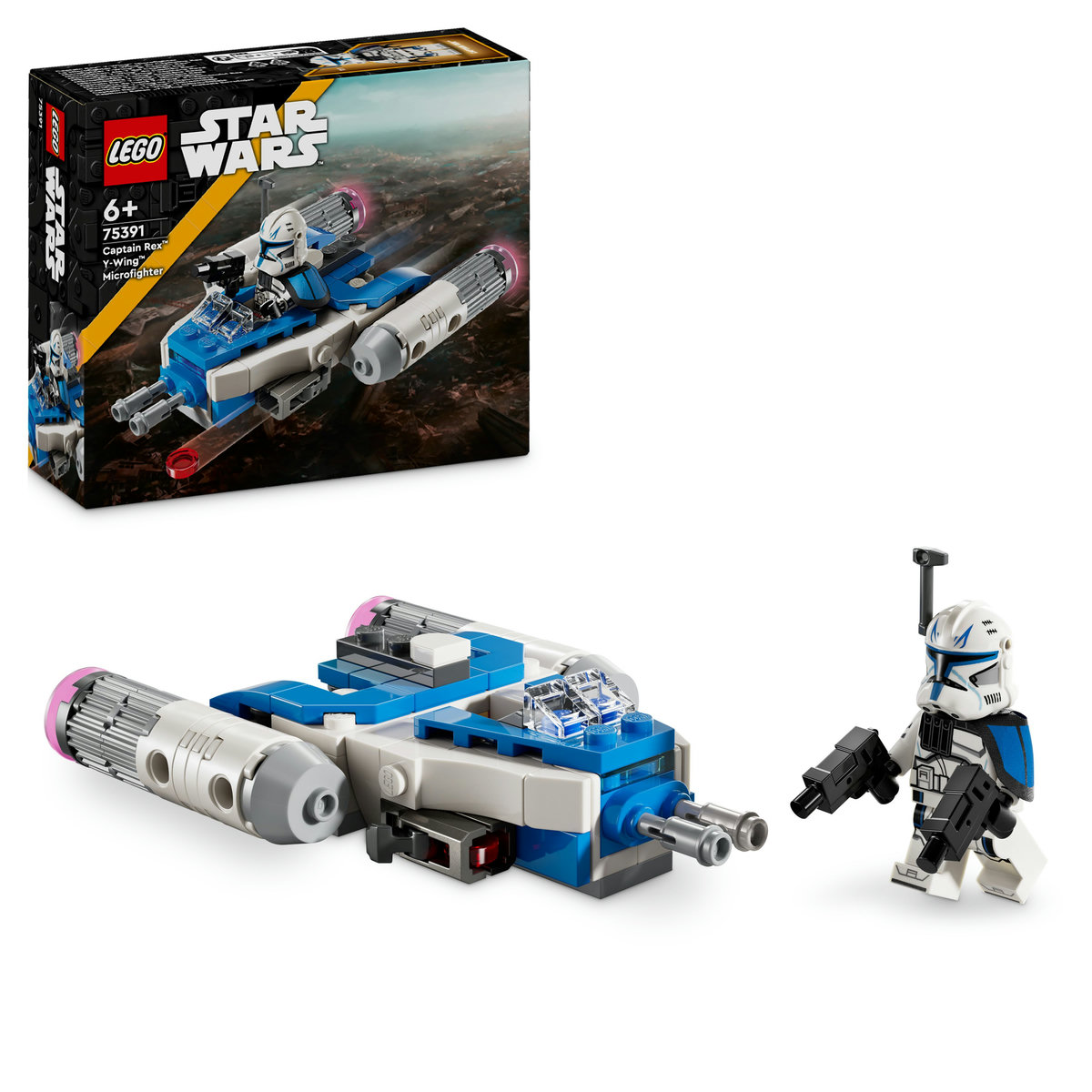 Micronava de lupta Y-Wing™ a Capitanului Rex - Ambalaj deteriora [0]