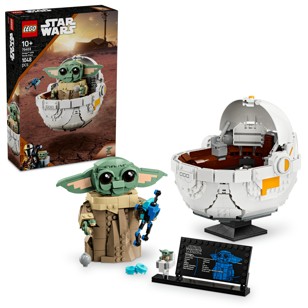 LEGO Star Wars - Grogu™ cu landoul planor