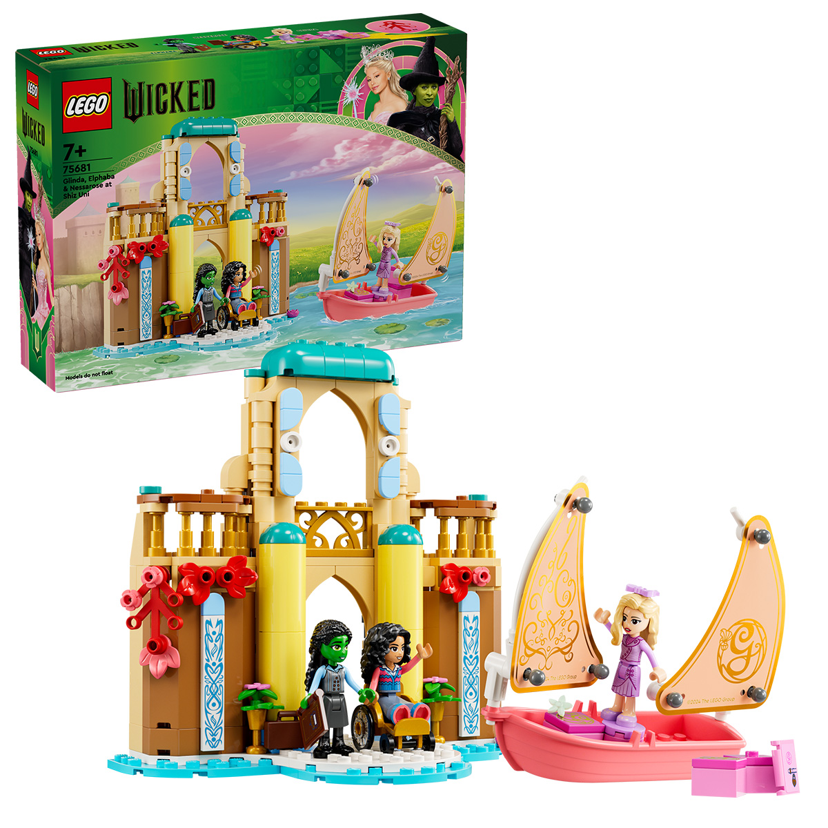 LEGO - Glinda, Elphaba si Nessarose la Universitatea Shiz - Ambalaj det