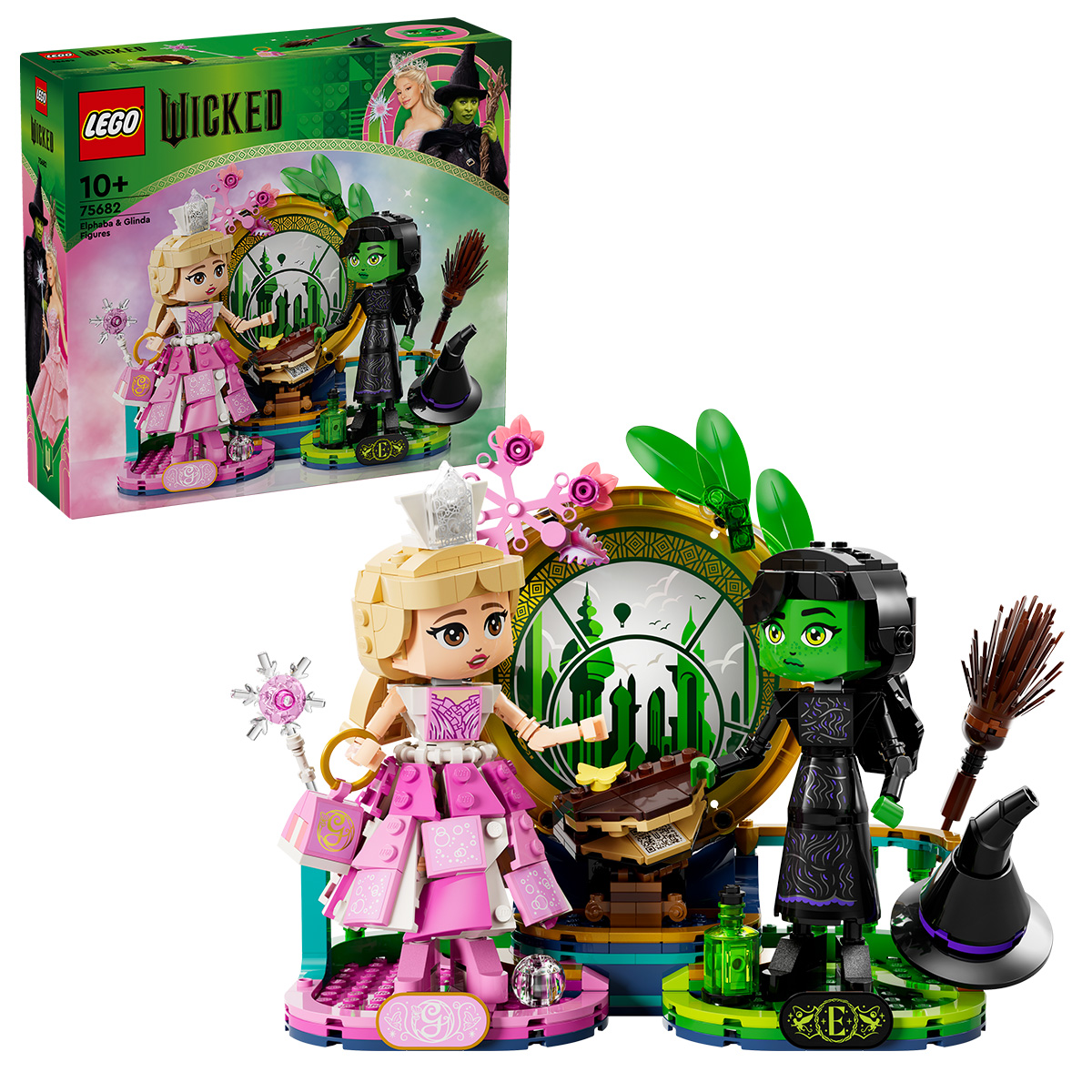 LEGO Wicked - Figurinele Elphaba si Glinda