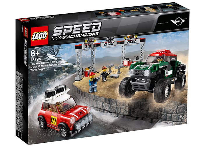 LEGO - 1967 Mini Cooper S Rally si automobil sport 2018 MINI John Coope