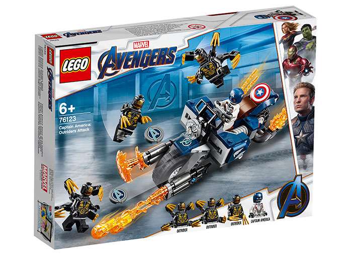 LEGO - Captain America: Atacul Outriderilor (76123)