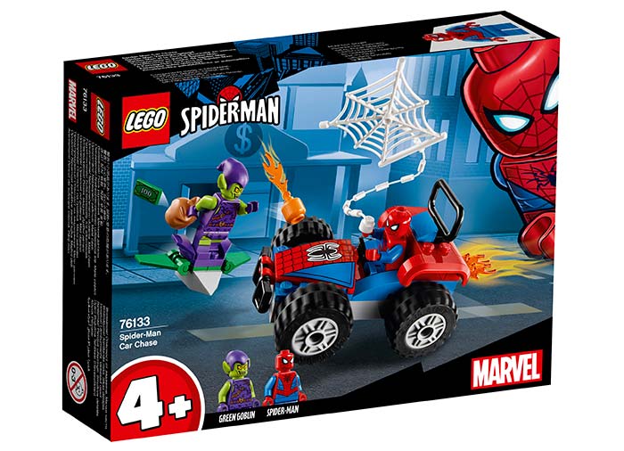 LEGO - Urmarirea cu masina a lui Spider-Man (76133)