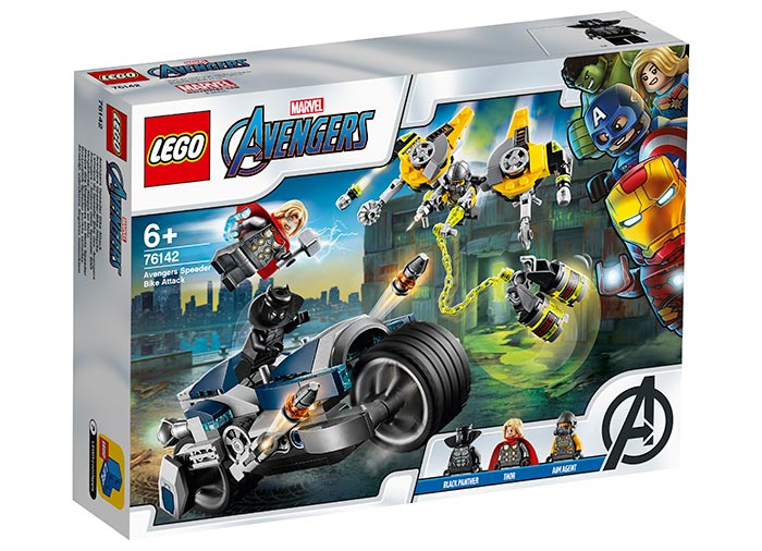 LEGO - Atacul Razbunatorilor cu motocicleta (76142)