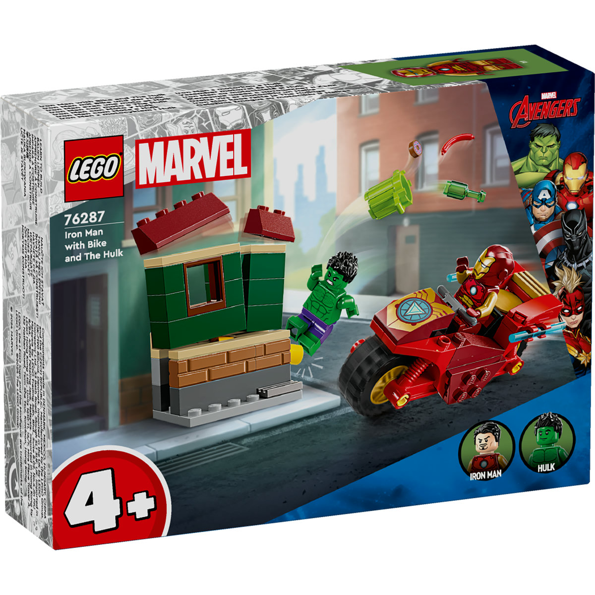 Iron Man cu motocicleta si Hulk - Ambalaj deteriorat [1]