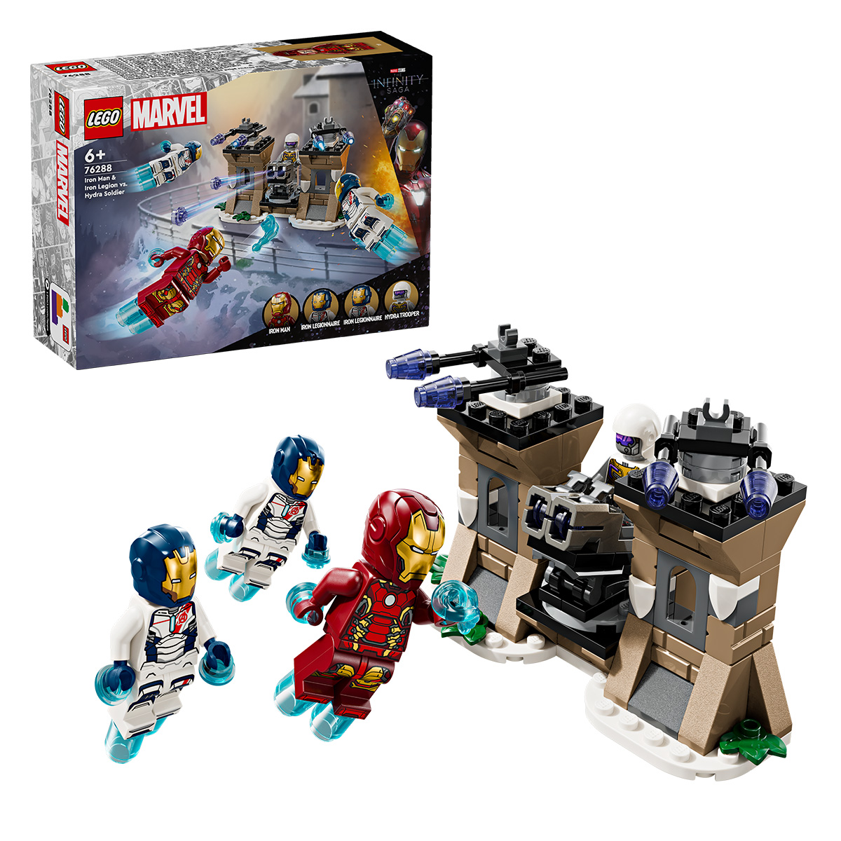 LEGO - Iron Man si Legiunea de Fier vs. Soldat Hydra - Ambalaj deterior