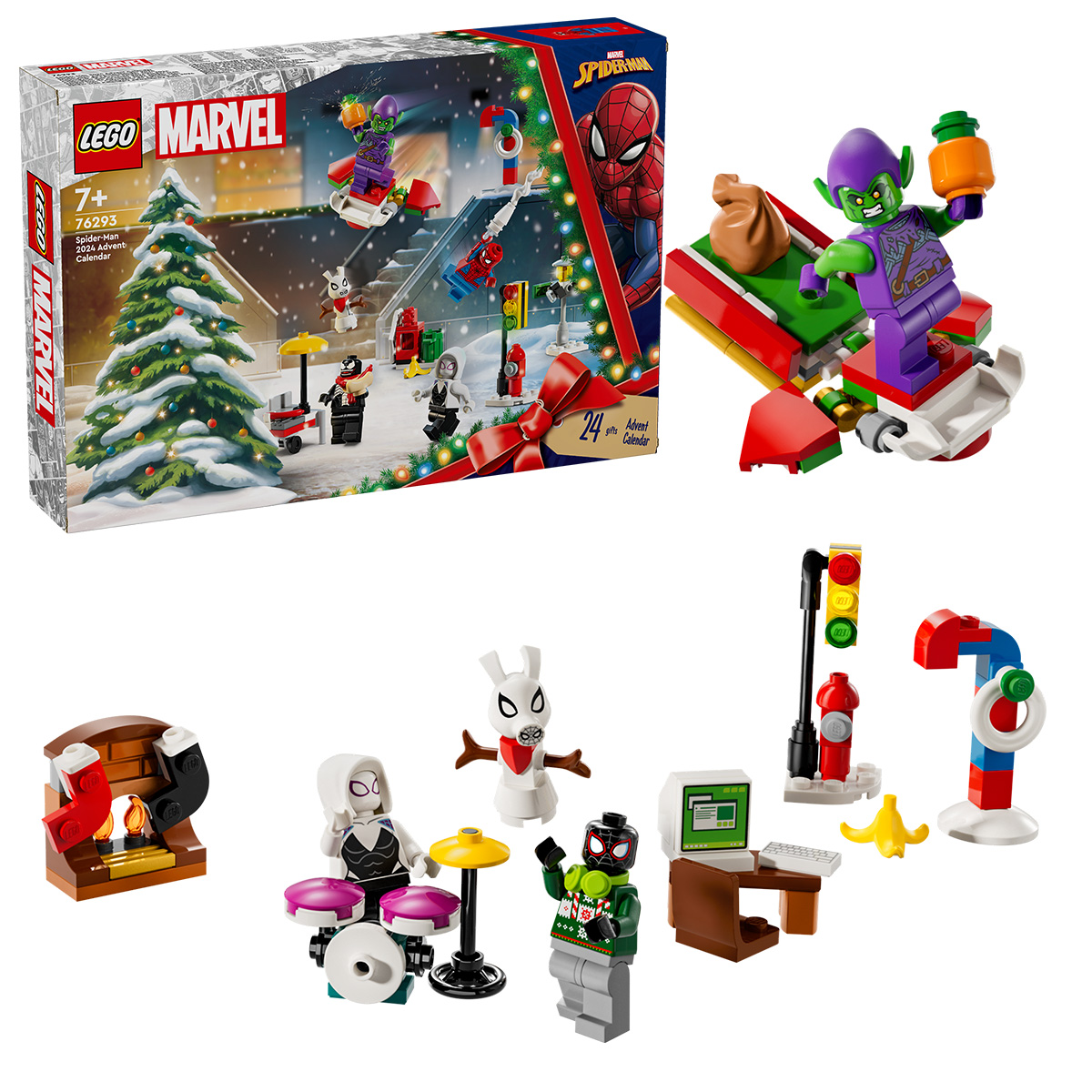 LEGO - Calendar de advent LEGO Marvel Super Heroes - Ambalaj deteriorat