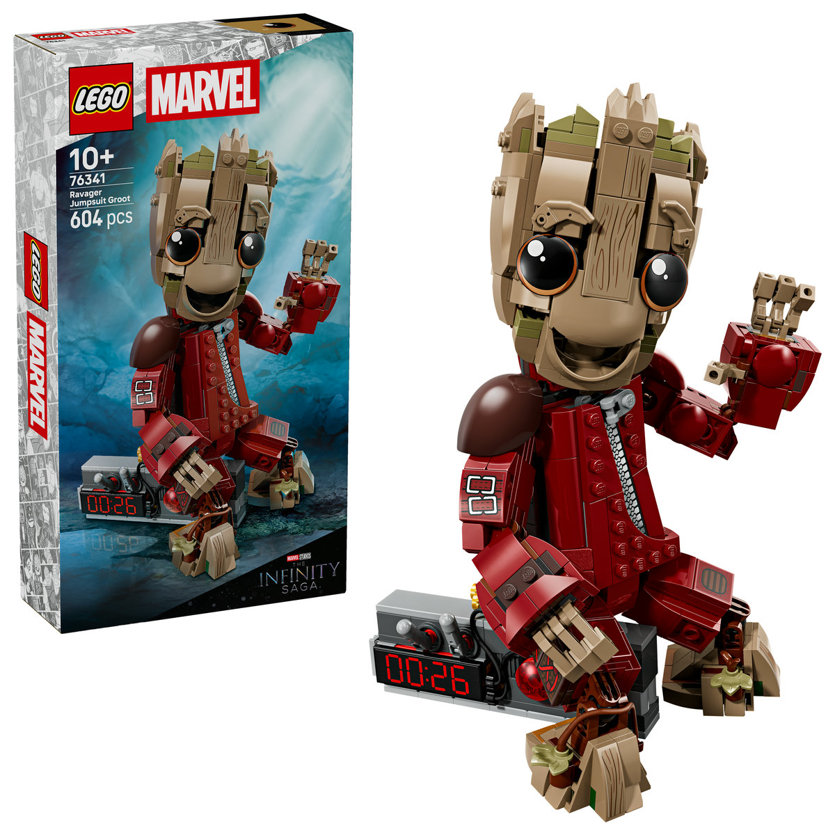 LEGO - Groot în uniformă Ravager - Ambalaj deteriorat