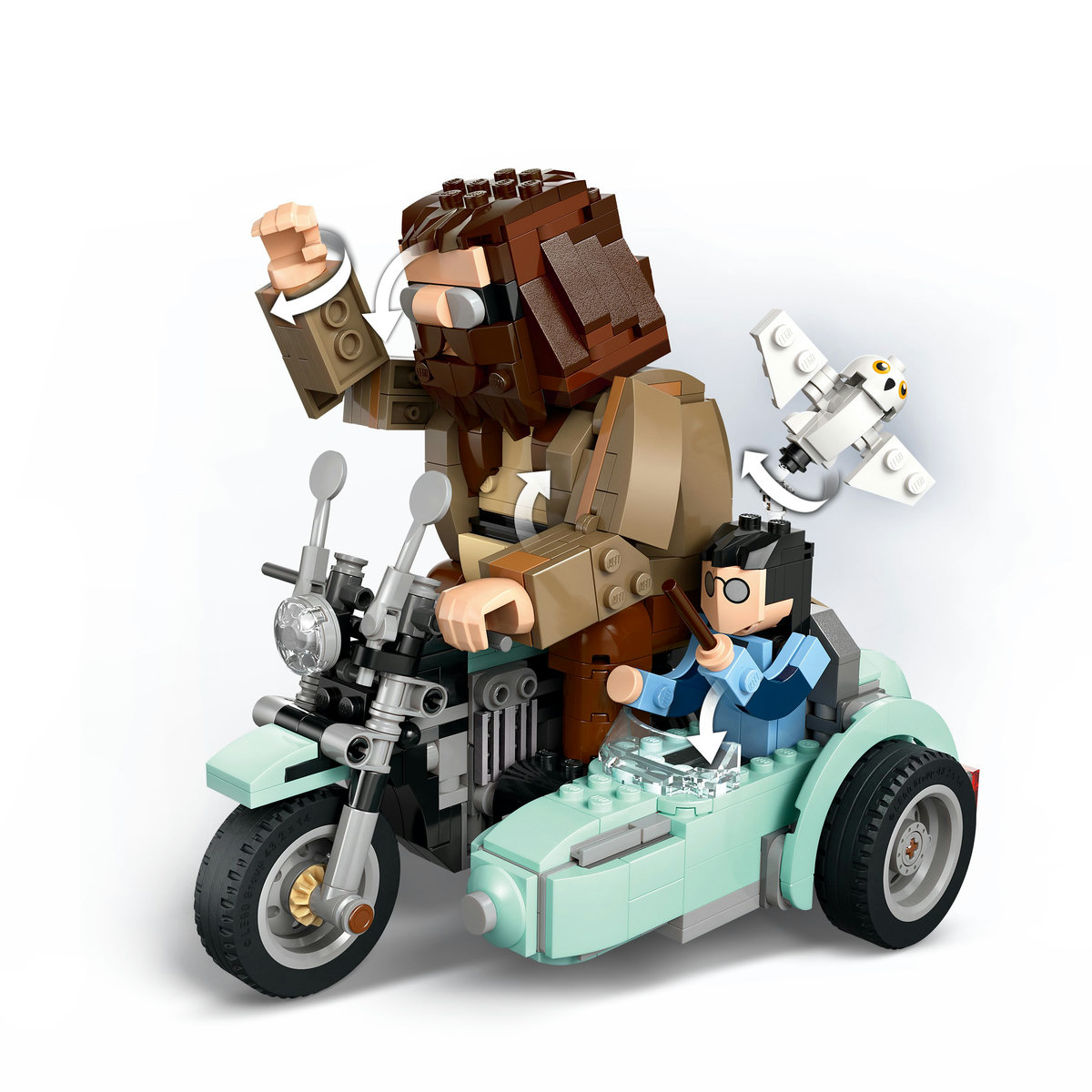 Hagrid™ si Harry pe motocicleta - Ambalaj deteriorat [4]