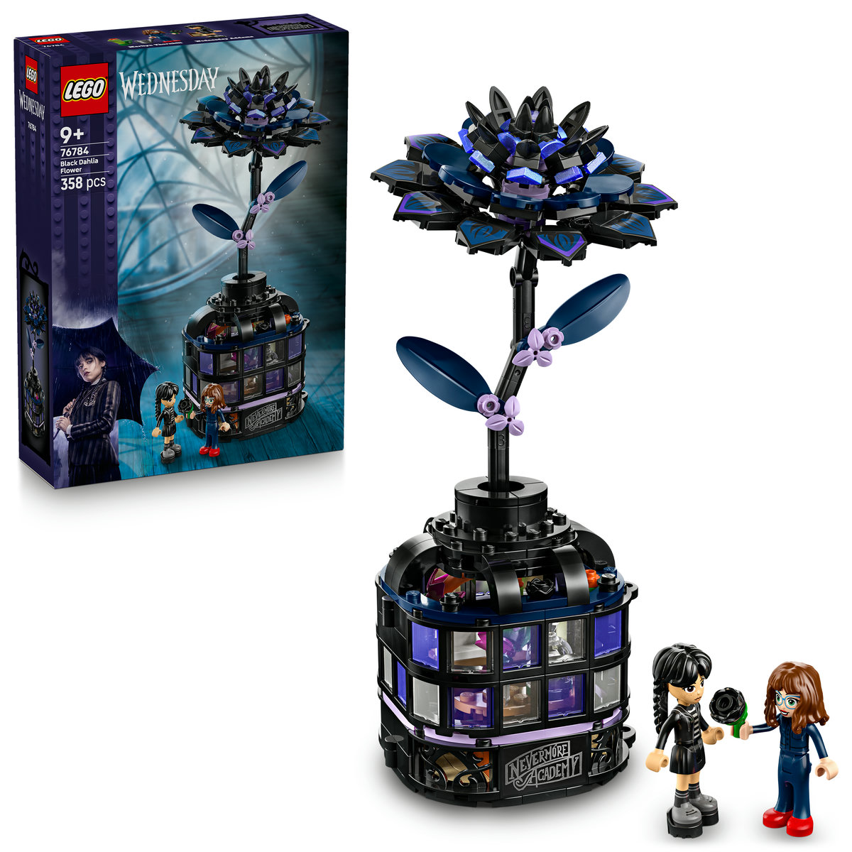LEGO - Floare de dalie neagra - Ambalaj deteriorat