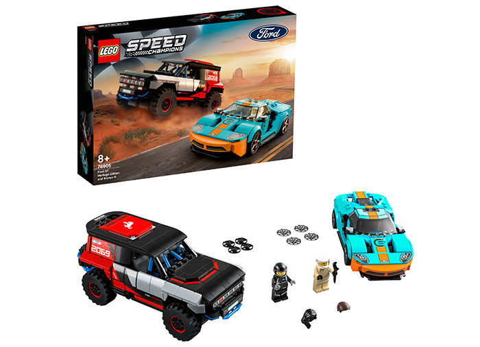 LEGO - Ford GT Heritage Edition si Bronco R