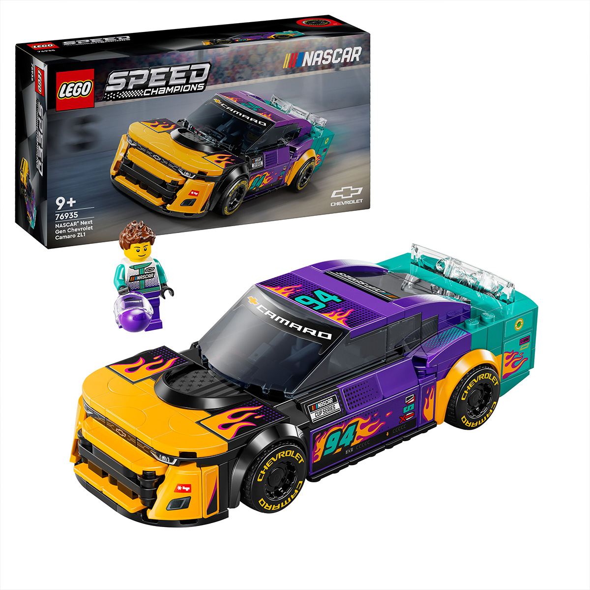LEGO - NASCAR® Next Gen Chevrolet Camaro ZL1 - Ambalaj deteriorat