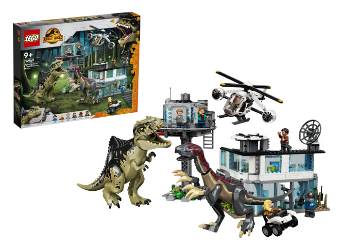 LEGO - Atacul Giganotozaurului şi Therizinosaurului - Ambalaj deteriora