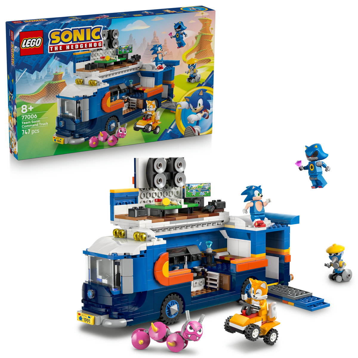 LEGO - Camionul de comanda al echipei Sonic - Ambalaj deteriorat