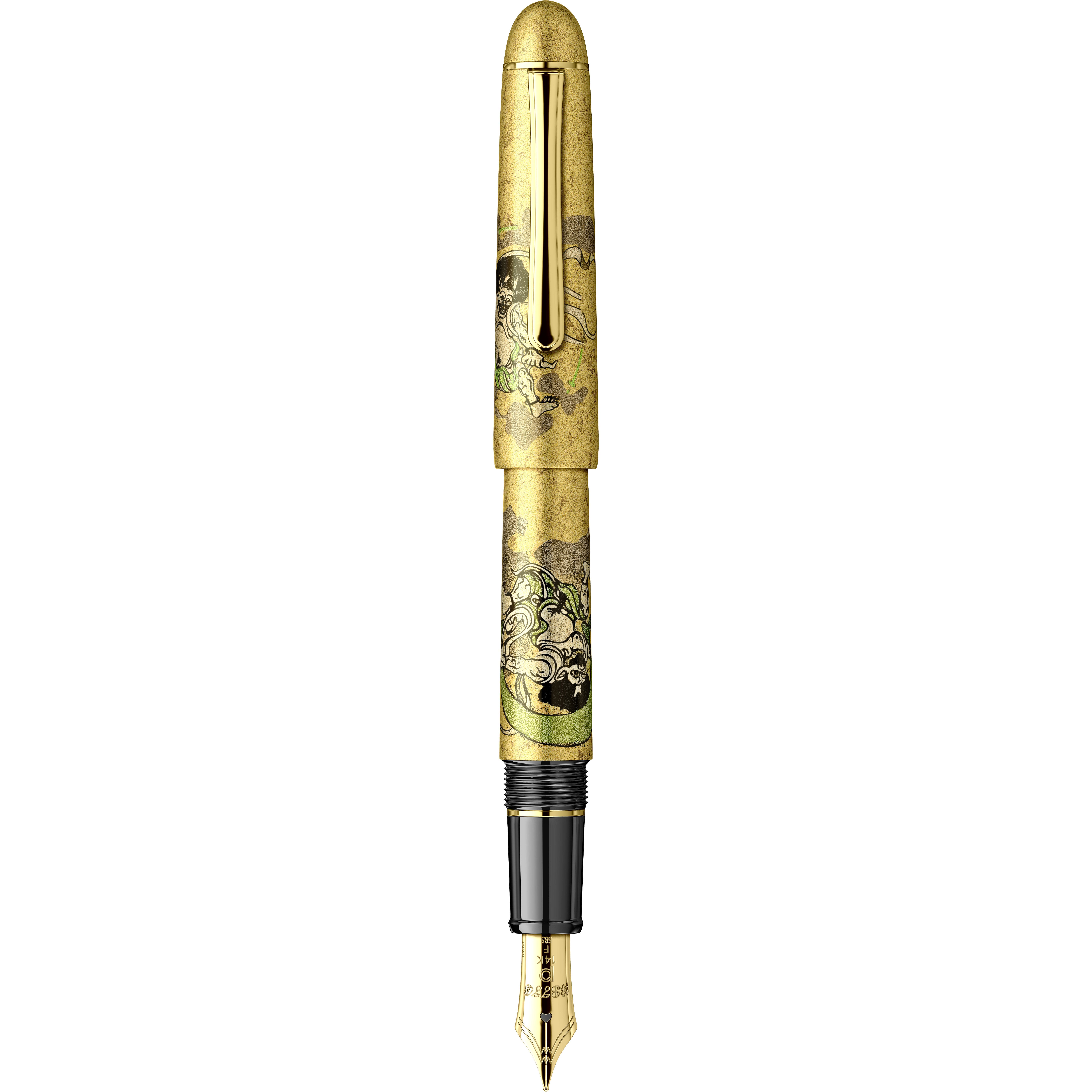 Rechizite, Creativitate, Hobby - Stilou Kanazawa Gold Leaf Fujin Raijin GT F