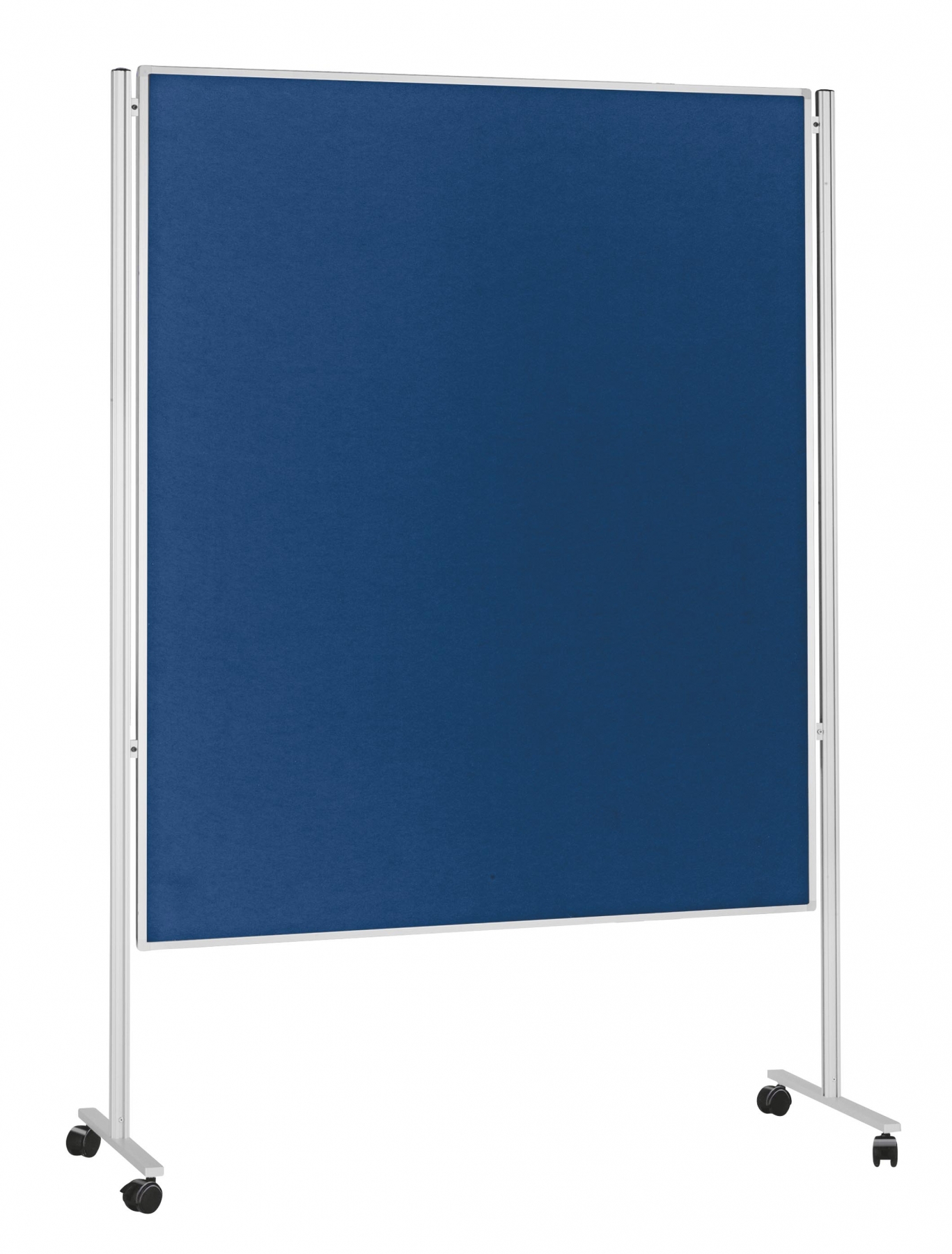Rechizite, Creativitate, Hobby - Panou mobil pentru prezentari, 1500*1200 mm, fetru albastru (h max 2.4 m)