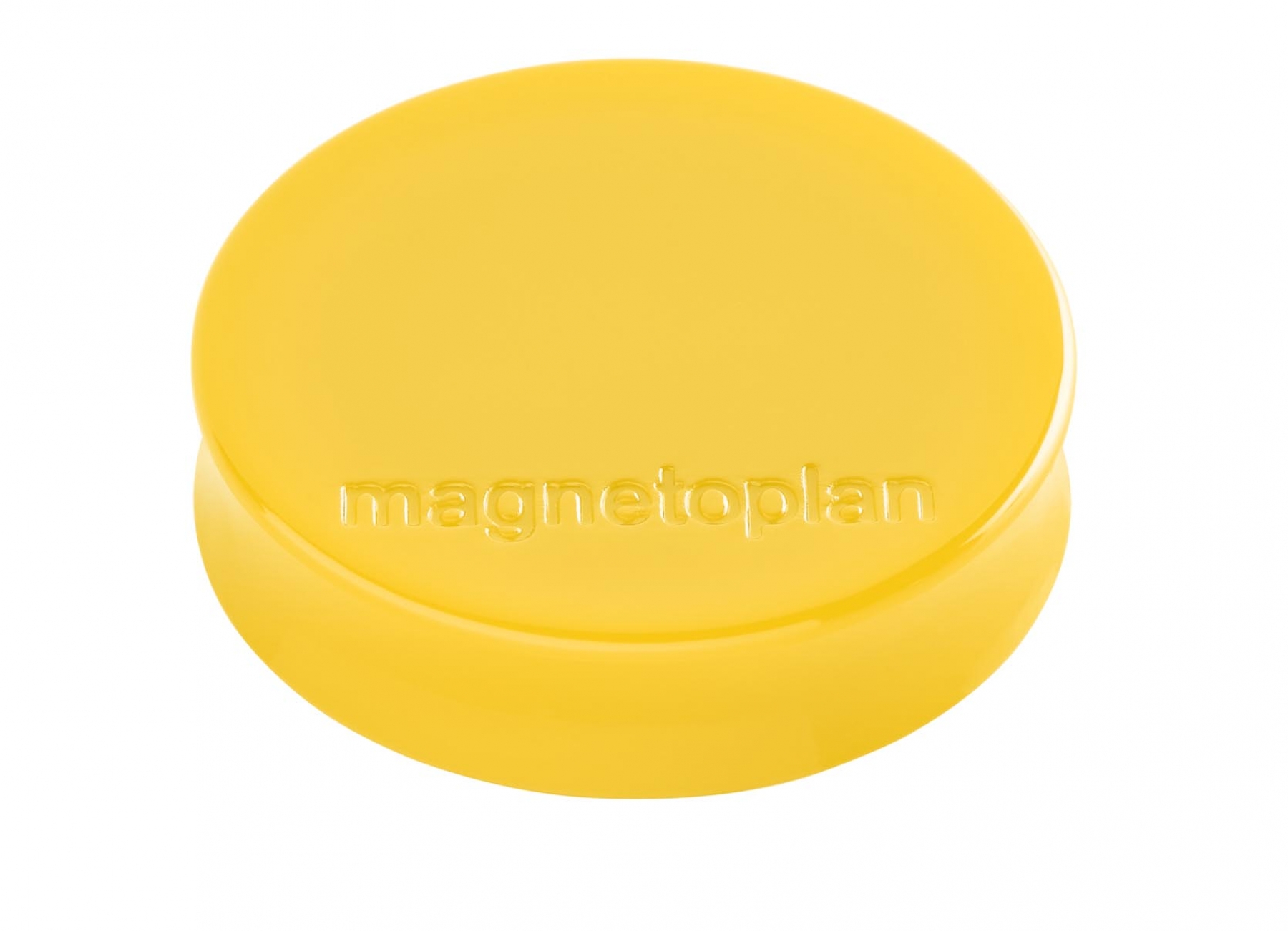 Rechizite, Creativitate, Hobby - Magneti MAGNETOPLAN ERGO Medium 30 x 8 mm, galben 10 buc/set