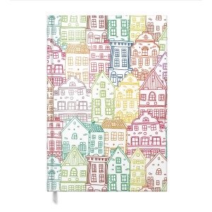 Agende, carnetele si alte produse din hartie - AGENDA A5 NEDATATA COLORFUL CITY
