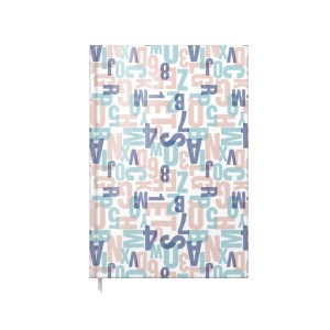 Agende, carnetele si alte produse din hartie - AGENDA A5 NEDATATA LETTERS PUZZLE