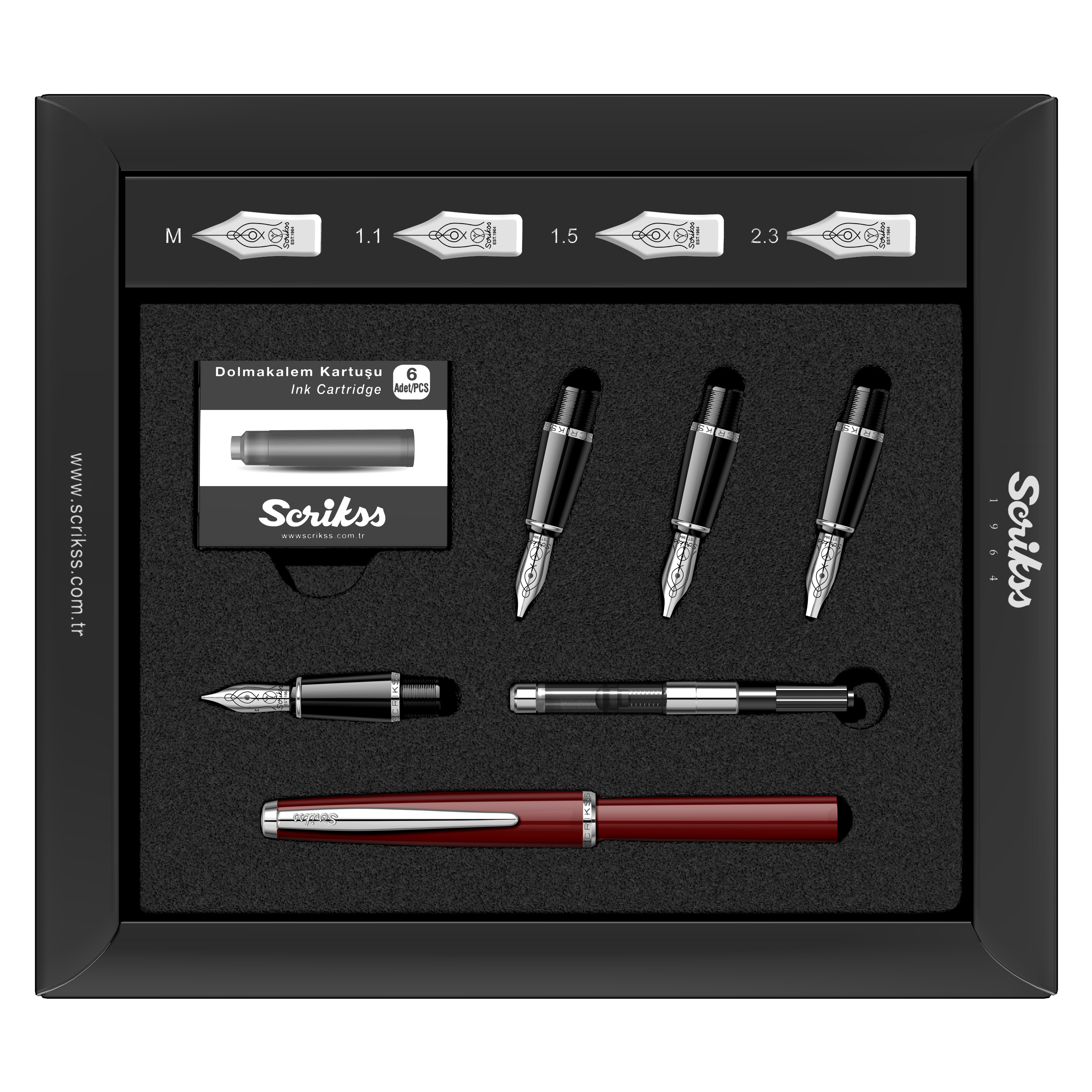 Burgundy CT Set Caligrafie [2]