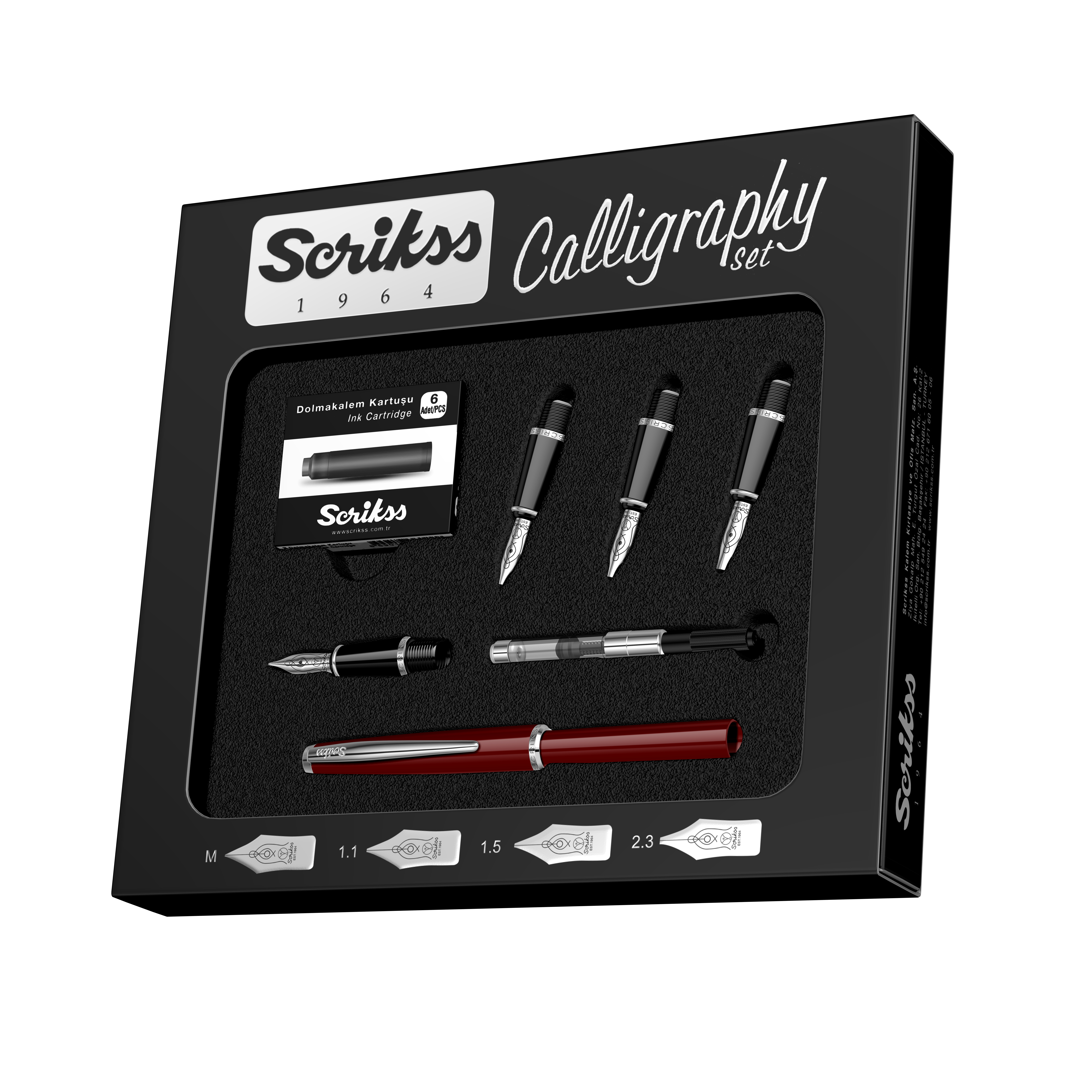 Burgundy CT Set Caligrafie [4]