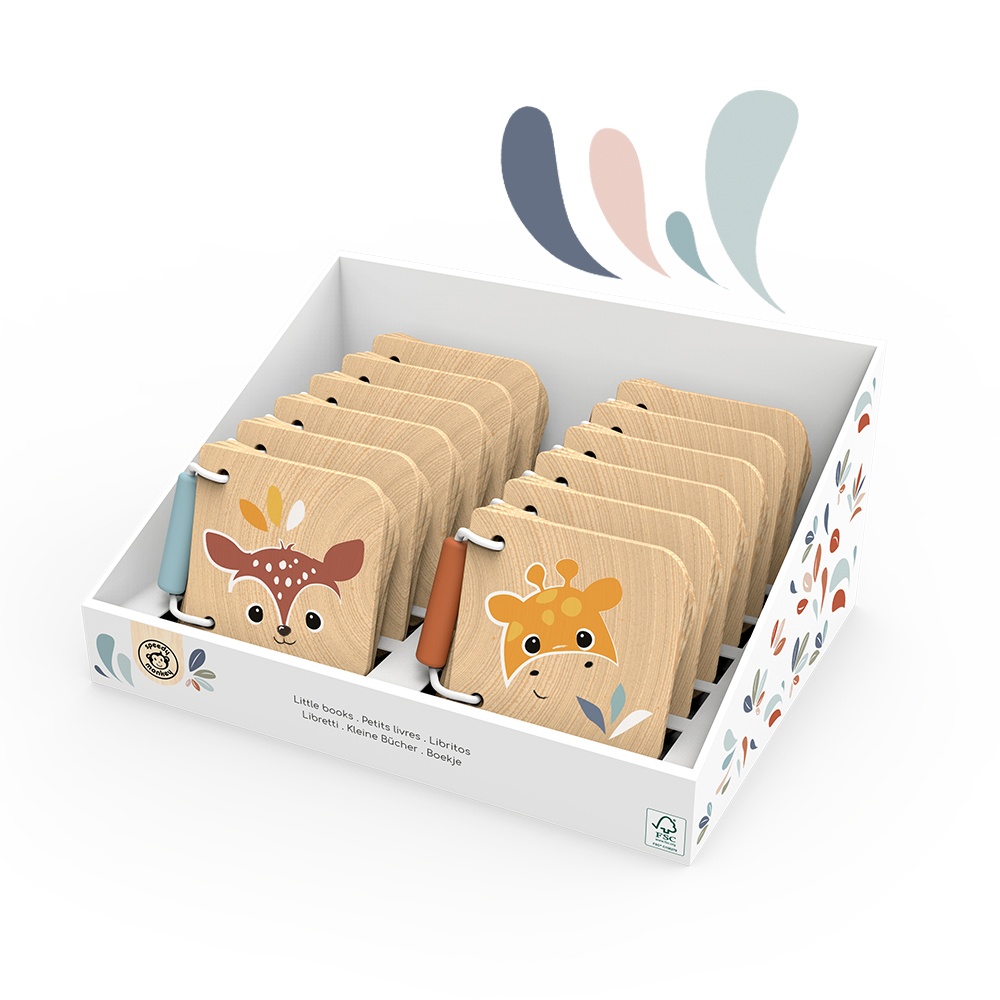 Carticica din lemn pentru bebelusi, Speedy Monkey [5]