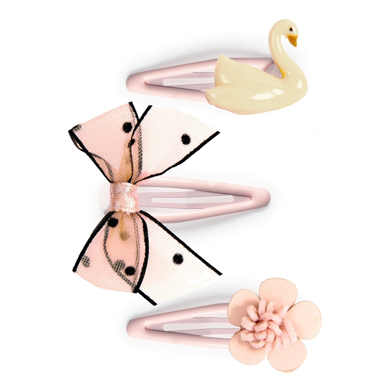 Accesorii - Colectia Plume - 3 agrafe de par Violette, Djeco