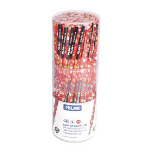 Creioane colorate, negre si accesorii - CREION GRAFIT SUPER HEROES MILAN 0711315148SH