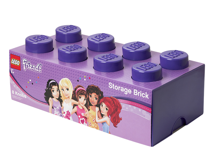 LEGO - Cutie depozitare LEGO Friends 2x4 violet (40041746)