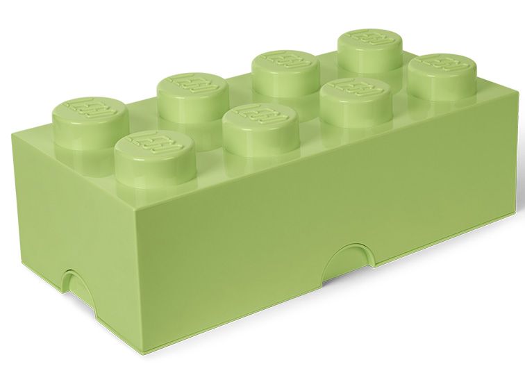 LEGO - Cutie depozitare LEGO 2x4 verde fistic (40041748)