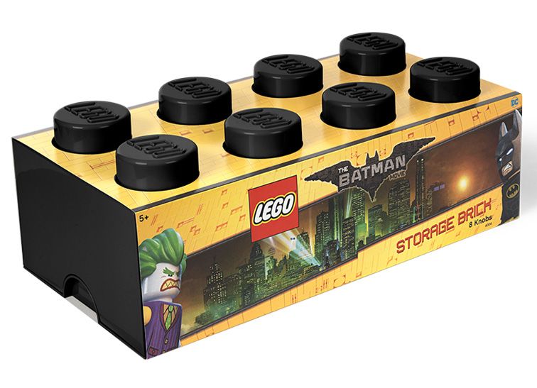 LEGO - Cutie depozitare LEGO Batman 2x4 negru (40041756)