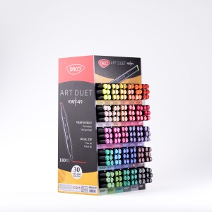 Rechizite, Creativitate, Hobby - DISPLAY 180 MARKERE GRAFIC DACO ART DUET DACO MK6180