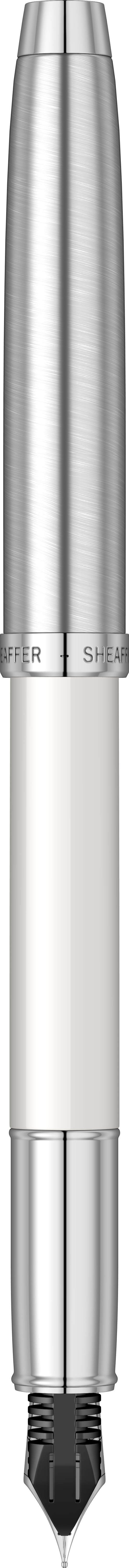Glossy White & Brushed Chrome NT Stilou [2]