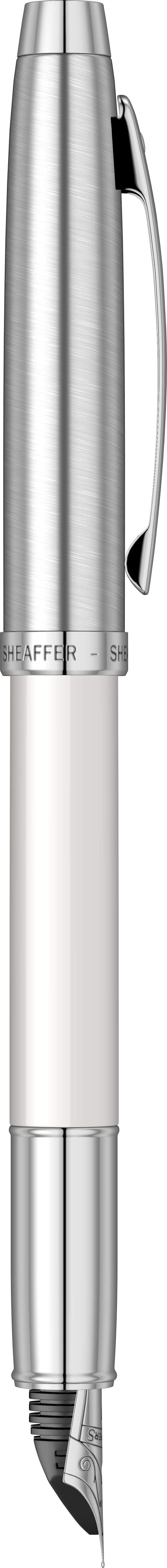 Glossy White & Brushed Chrome NT Stilou [3]