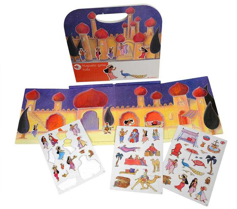 Jocuri si jucarii - India, set magnetic Egmont Toys
