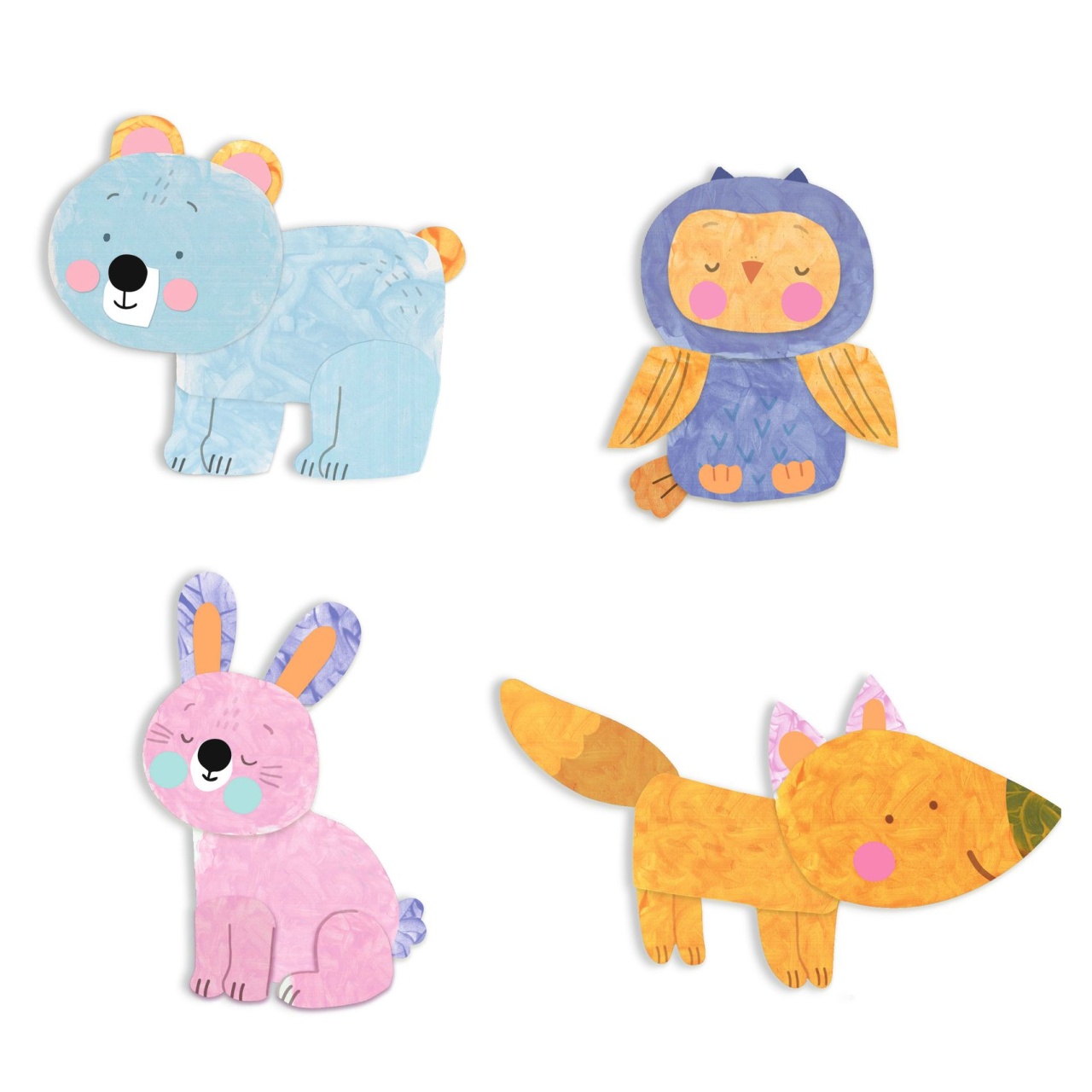 Joc creativ de pictat pentru cei mici Explorare prin Culoare, Djeco [2]